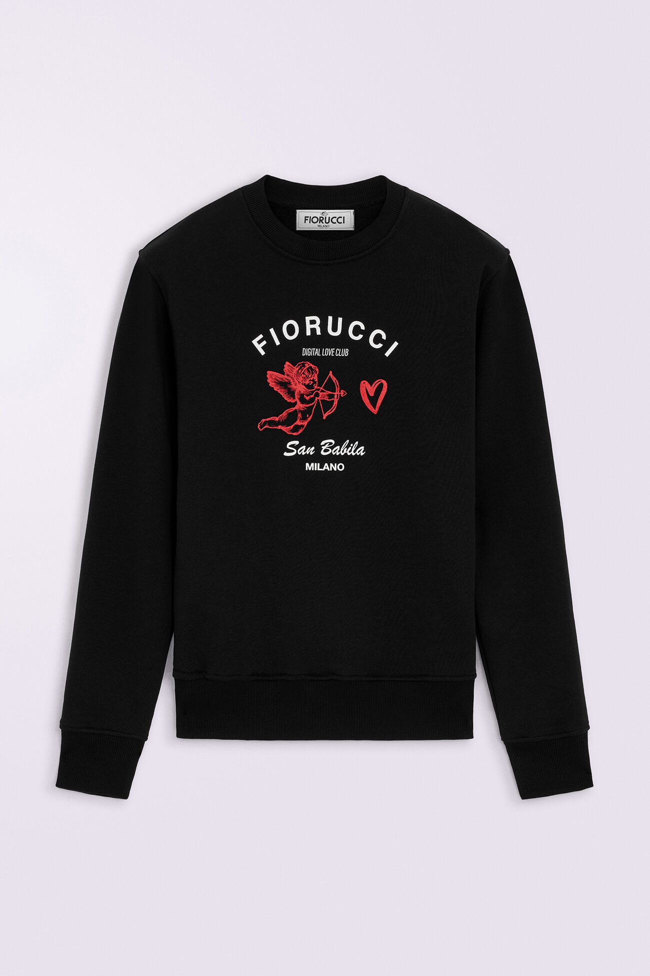 Unisex Digital Love Club Sweatshirt Black